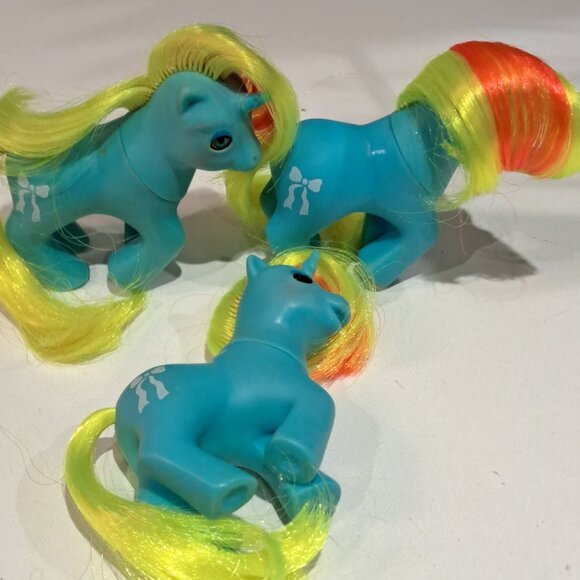 Baby Ribbon Qty 3 lot my little pony vintage G1 - Picture 1 of 6